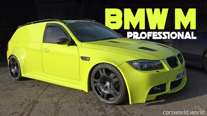 Questo è l'unico al mondo BMW M3 Pannello Van Impostore / Carscoops